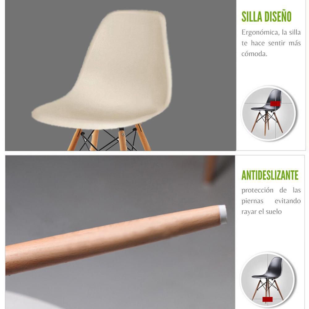 Set X 4 Silla Eames Arena EKONOMODO DESIGN EKMS235ARX4 img #2