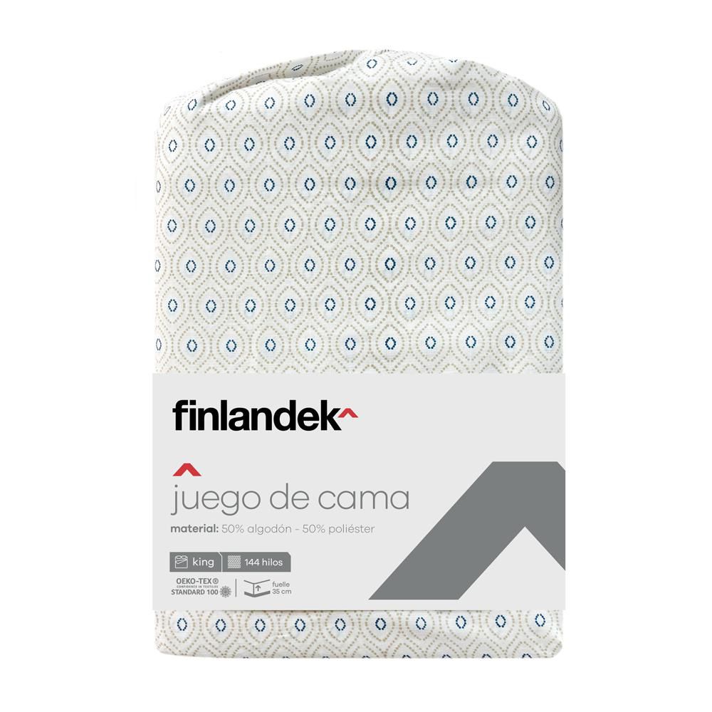 Juego de sabana FINLANDEK King (200 x 200 cm) 144 Polialgodón