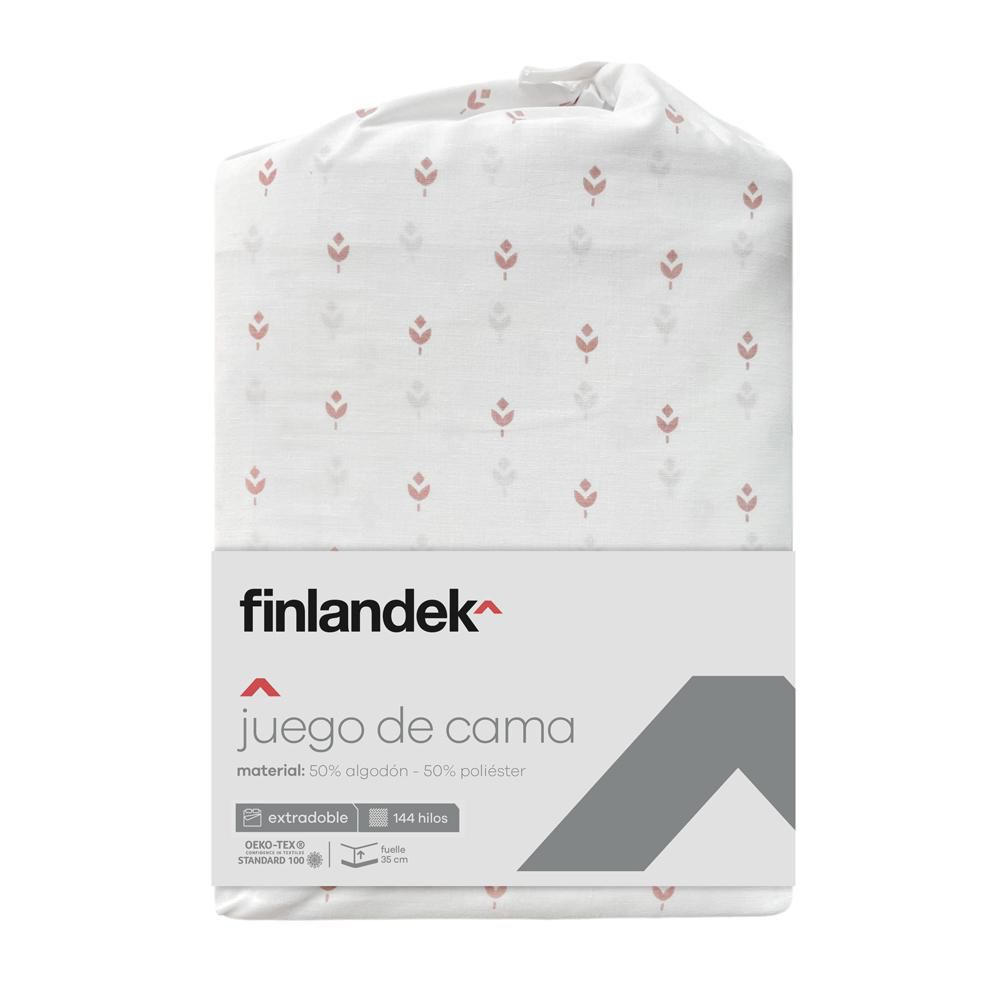 Juego de sabana FINLANDEK Queen (160 x 190 cm) 144 Polialgodón