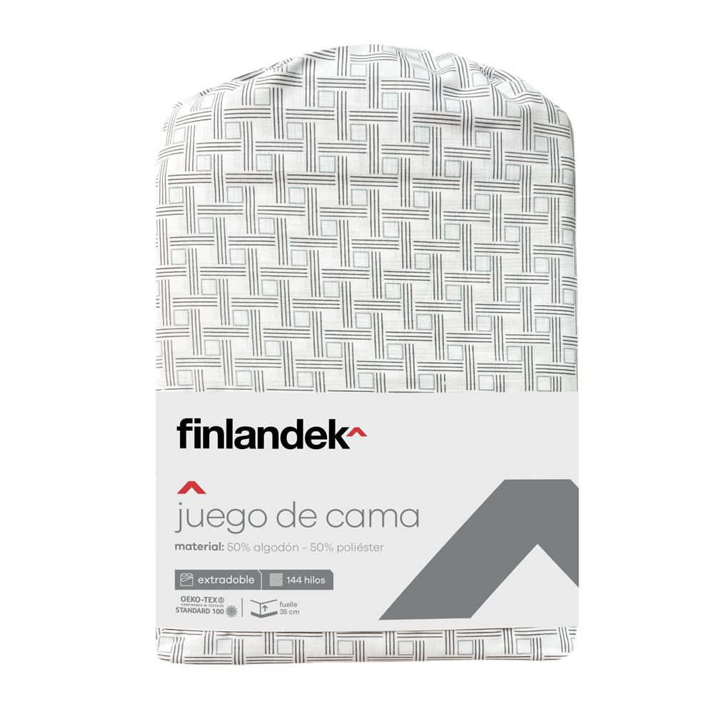 Juego de sabana FINLANDEK Queen (160 x 190 cm) 144 Polialgodón