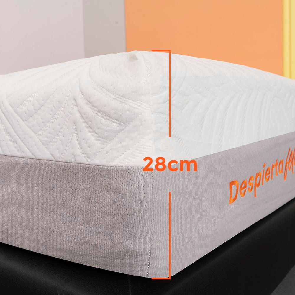 Colchón ROMANCE RELAX Sencillo (100 x 190 cm) Premium  Espumado Semifirme 1 almohada img #4