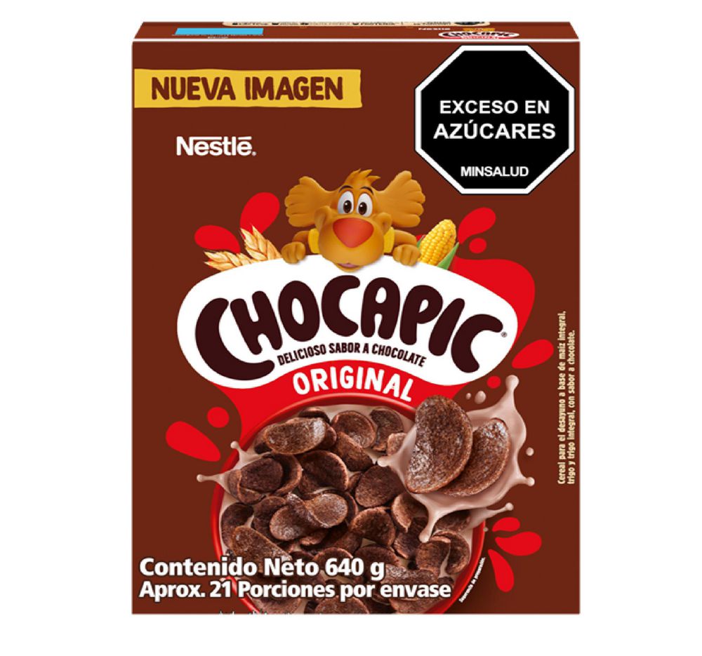 Cereal CHOCAPIC original hojuelas sabor a chocolate (640 gr)
