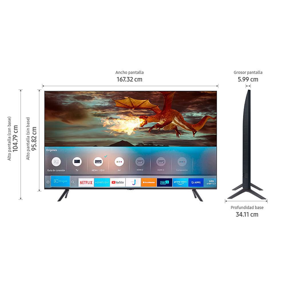 Televisor SAMSUNG 75 pulgadas  Uhd4K img #5