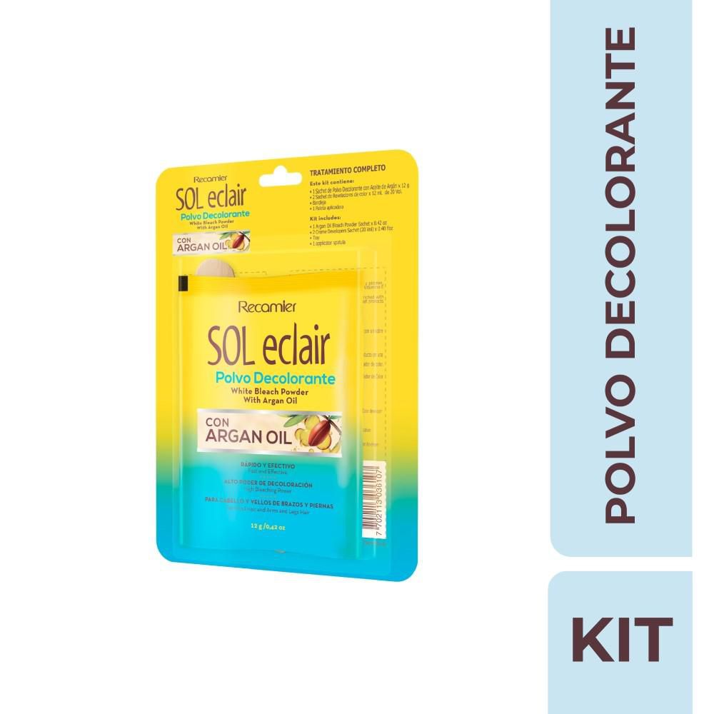 Polvo decolorante SOLECLAIR con argán oil (13 gr)