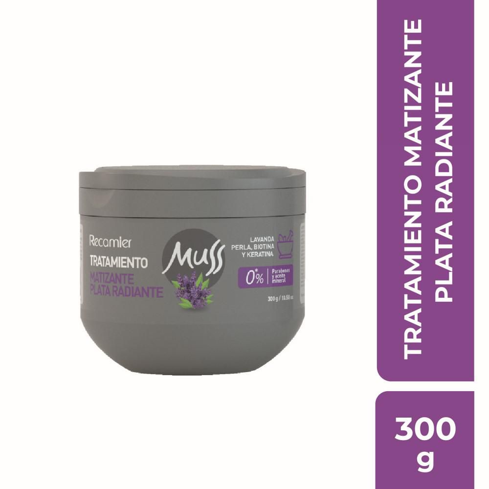 Tratamiento MUSS matizante plata radiante (300  gr)