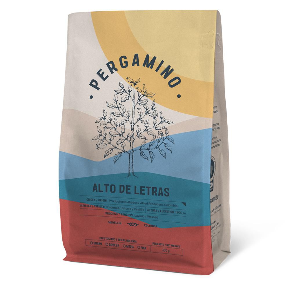 Cafe PERGAMINO ALTO LETRAS MOLIDO (360 gr)