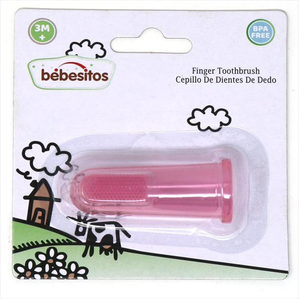 Cepillo De Dedo En Silicona Para Encías Y Dientes Del Bebé img #1