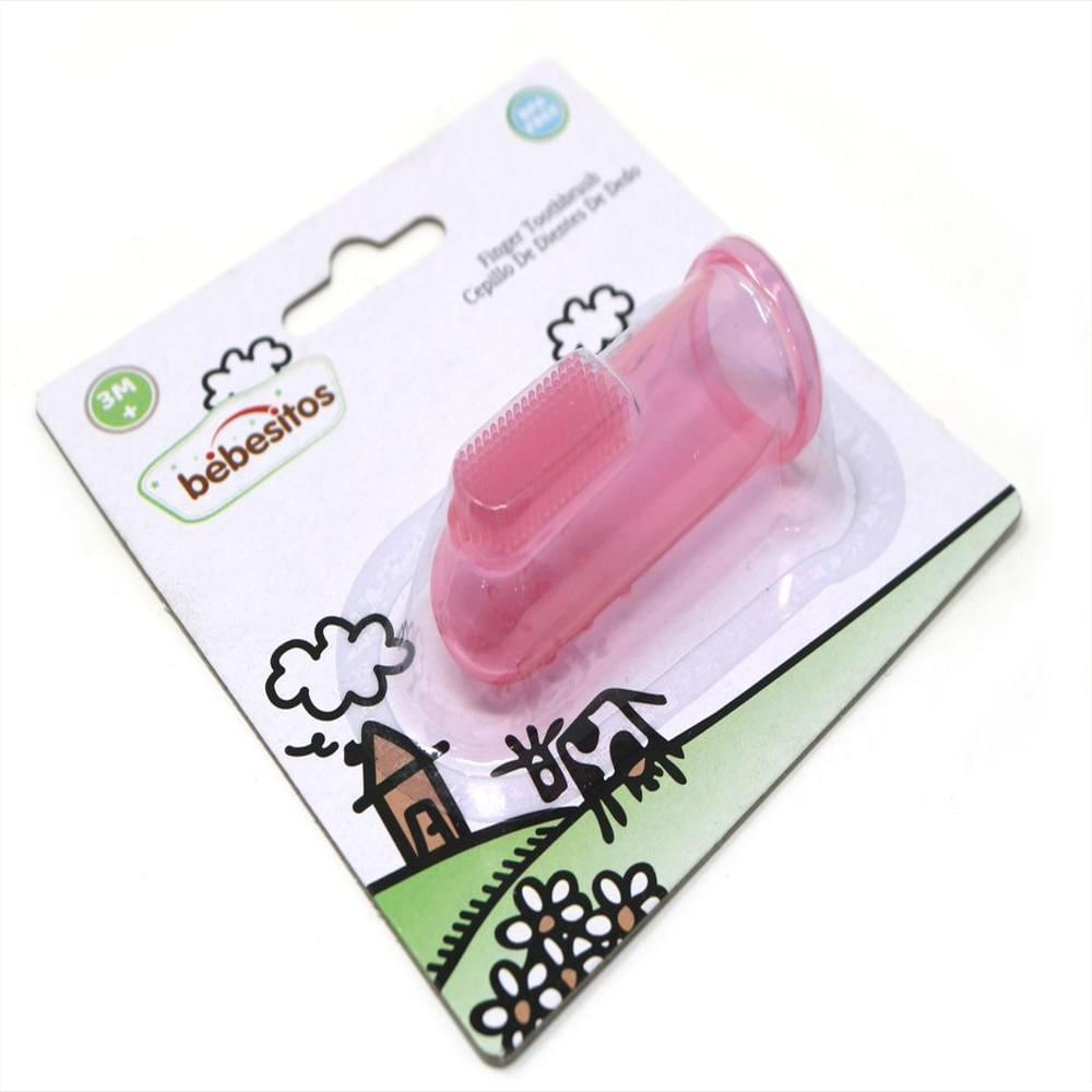 Cepillo De Dedo En Silicona Para Encías Y Dientes Del Bebé img #2