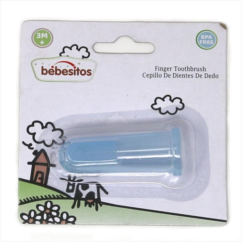 Cepillo De Dedo En Silicona Para Encías Y Dientes Del Bebé img #1