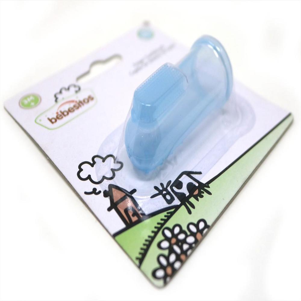 Cepillo De Dedo En Silicona Para Encías Y Dientes Del Bebé img #2