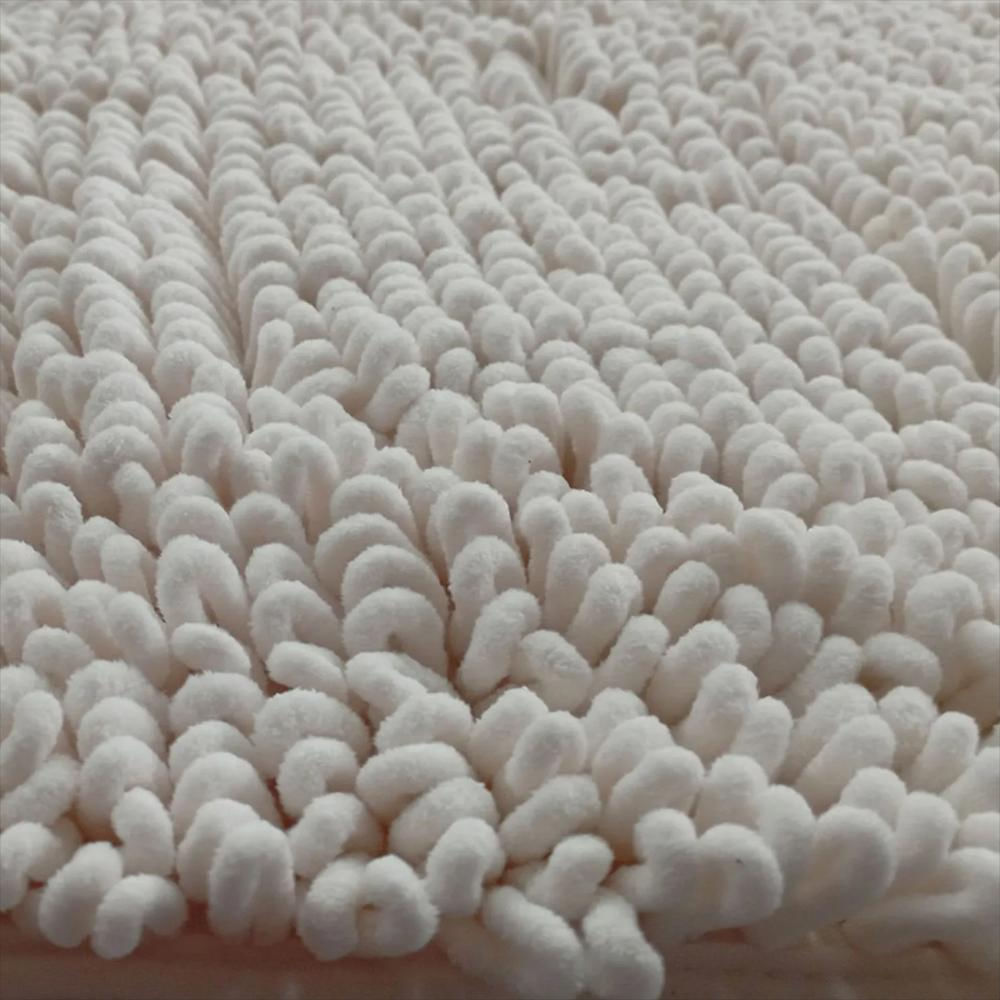 Tapete De Baño 40X60 Cm Loop Soft Nbl040 1000/100 Blanco img #3