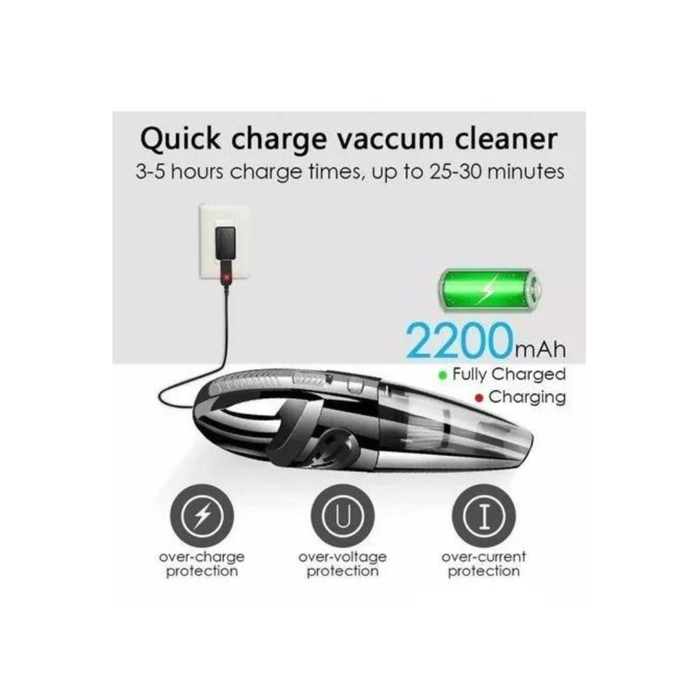 Aspiradora Inalámbrica 2 En 1 Recargable Con Filtro Hepa img #3