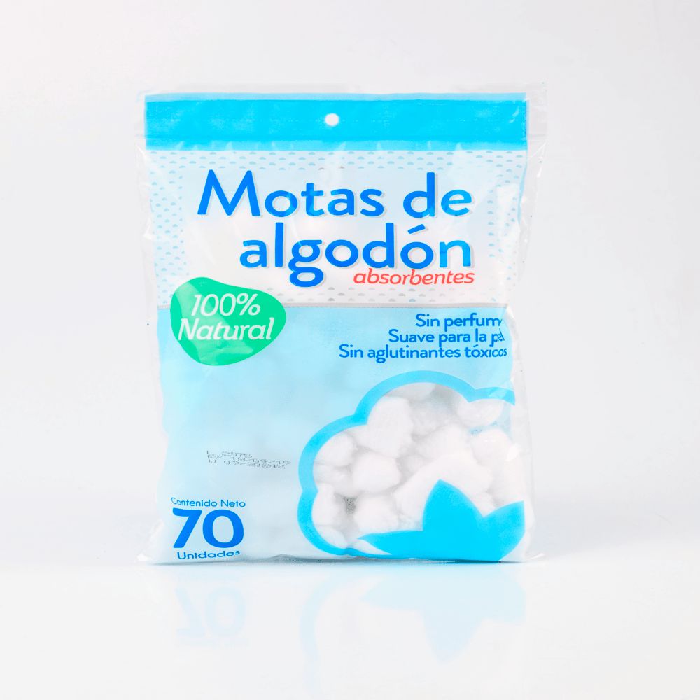 Algodón AMPM PLUS motas absorbentes (70 und)