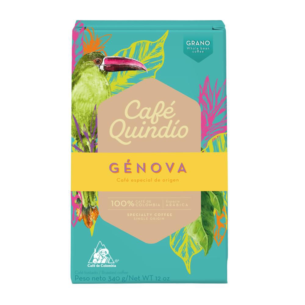 Café CAFE QUINDIO grano especial origen Génova (340 gr)
