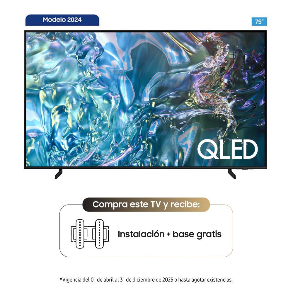 Televisor SAMSUNG 75 pulgadas QLED Uhd4K Smart TV QN75Q60DAKXZL