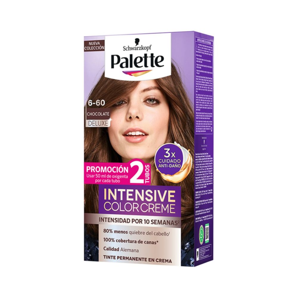 Tinte PALETTE color creme 660 chocolate deluxe (2 und)