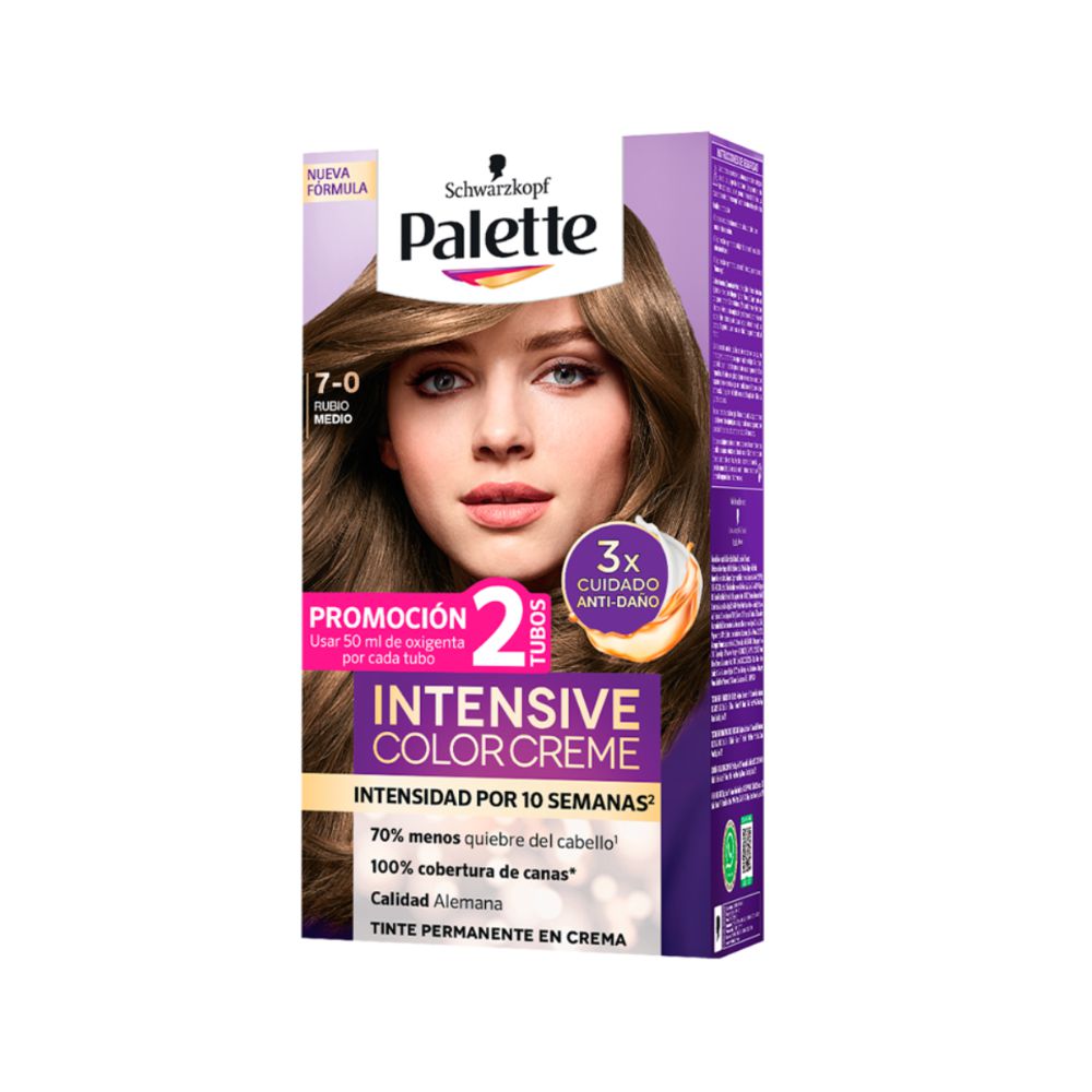Tinte PALETTE color creme 70 rubio medio (2 und)