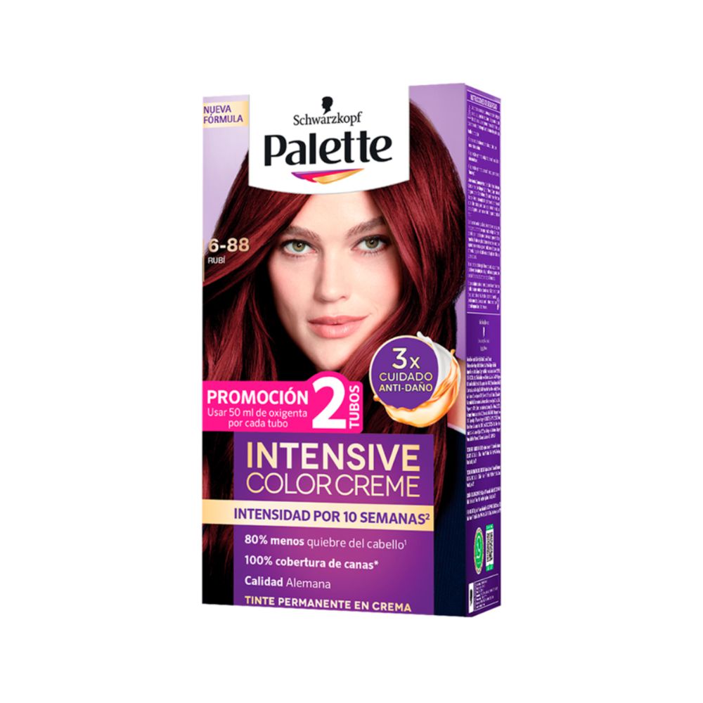 Tinte PALETTE color creme 688 rubí (2 und)