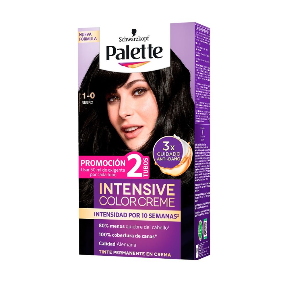 Tinte PALETTE color creme 10 negro (2 und)