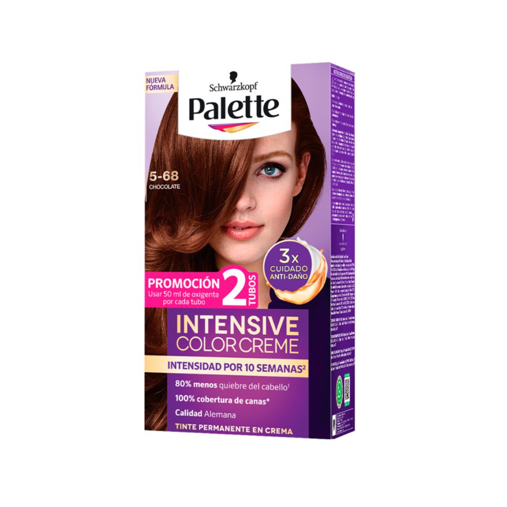 Tinte PALETTE color creme 568 chocolate (2 und)