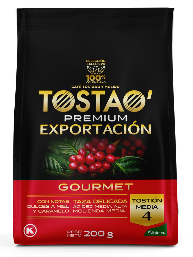 Café TOSTAO tostado gourmet (200  gr)