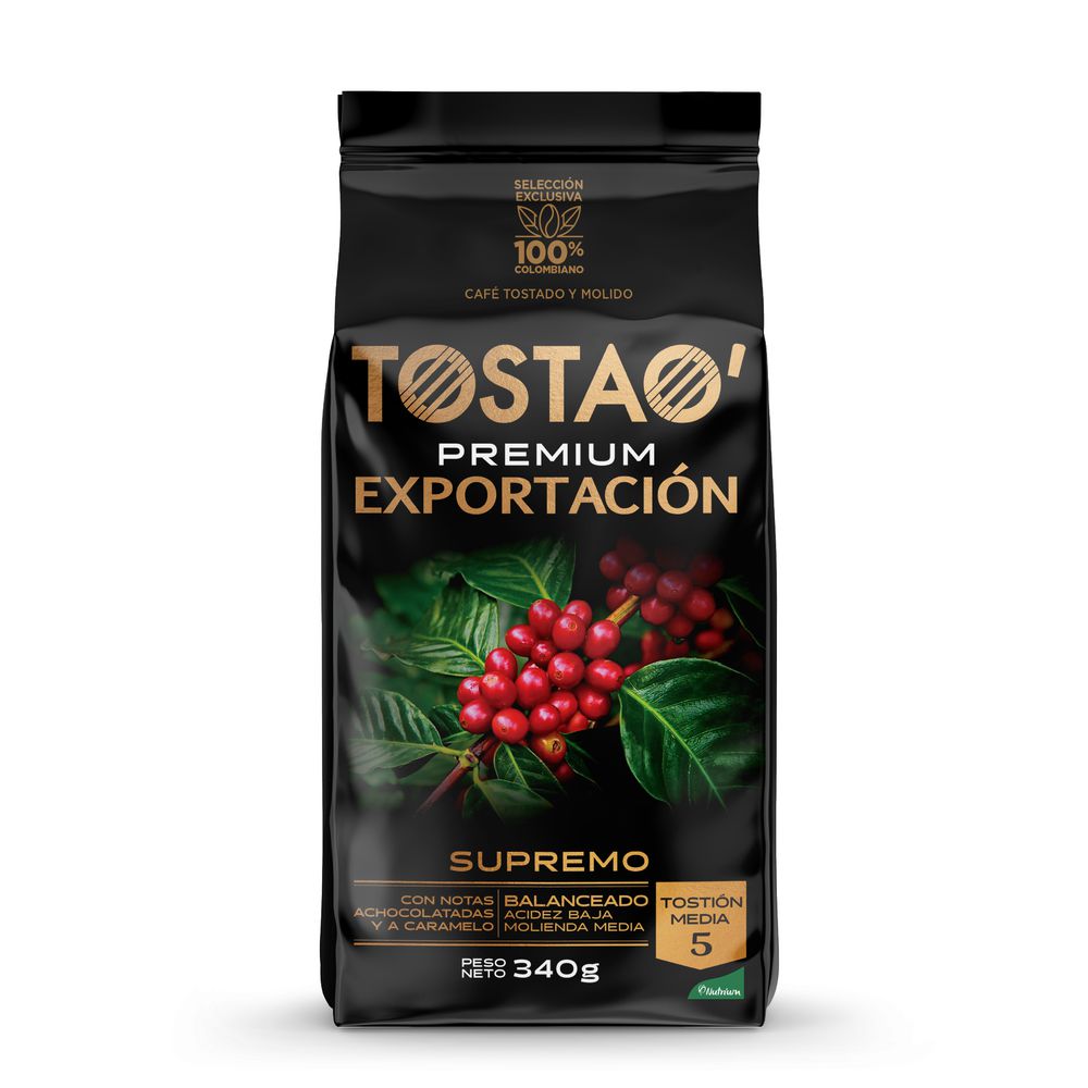 Café TOSTAO tostado supremo (340  gr)