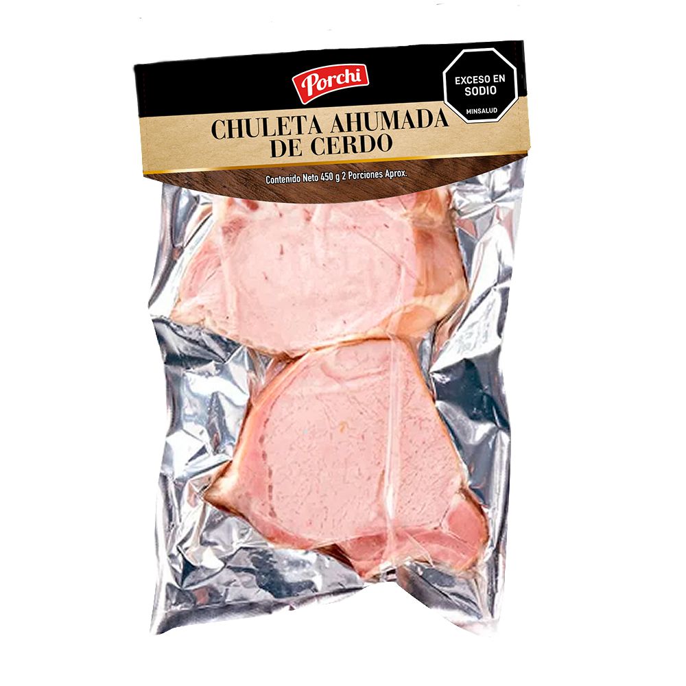 Chuleta PORCHI de cerdo ahumada (450 gr)