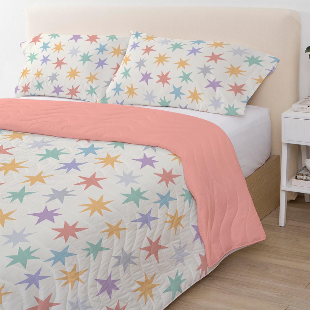 Edredon + semi juego de cama FINLANDEK KIDS Semidoble (120 x 190 cm) Poliéster CELINA img #2