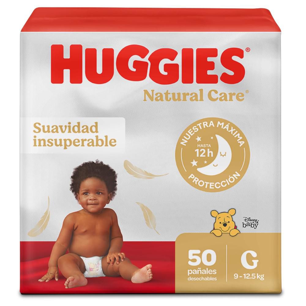 Pañales HUGGIES Natural care etapa 3 G (50 und)