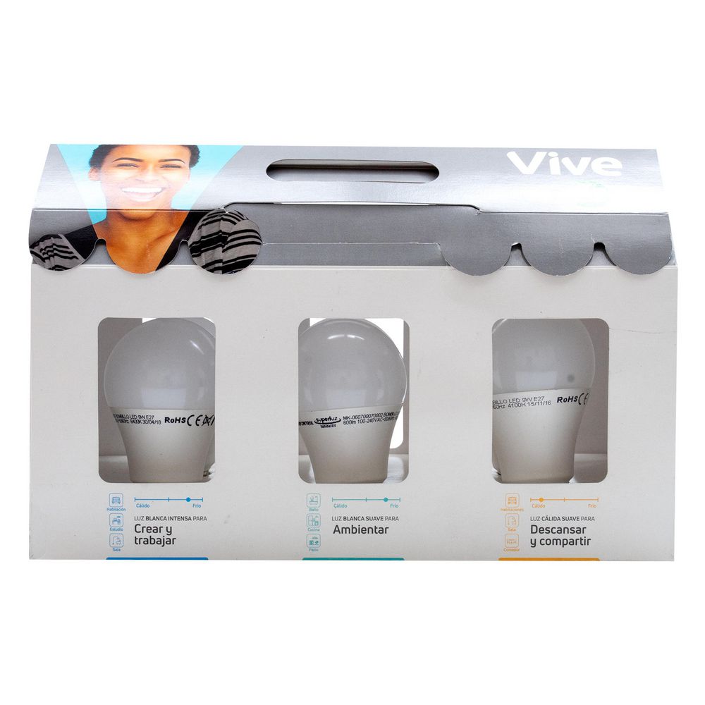 CASITA A BOMBILLA LED 6U VIVE ICASAVIVEL