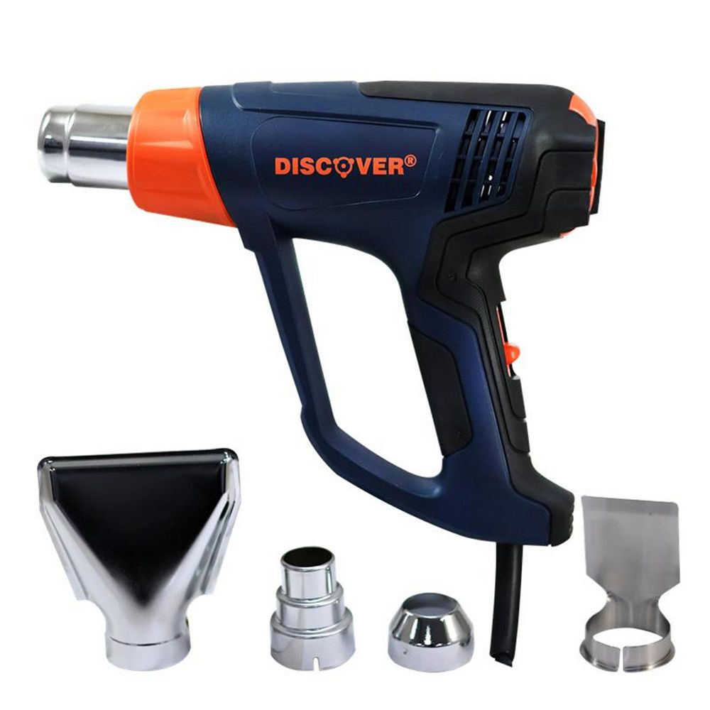 Pistola de calor 1600W 60600°C DISCOVER HTG198