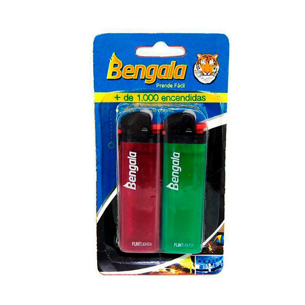 Encendedor Piedra Blister X2 Und BENGALA 1 und