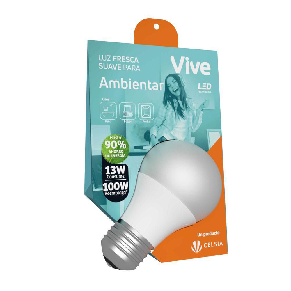 BOMBILLA LED 13W LUZ FRESCA VIVE ILED13W400
