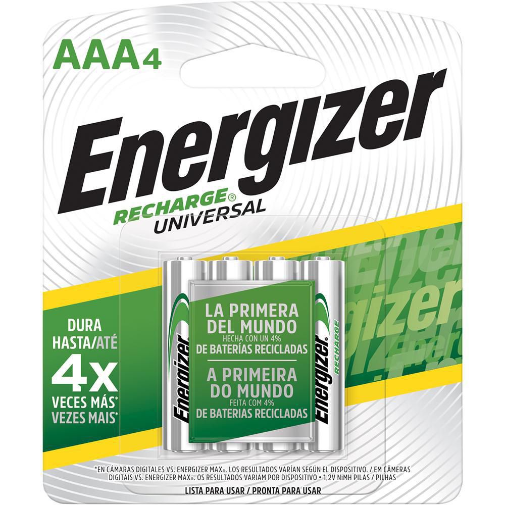 Pila recargable AAA x 4 ENERGIZER SIN REFER