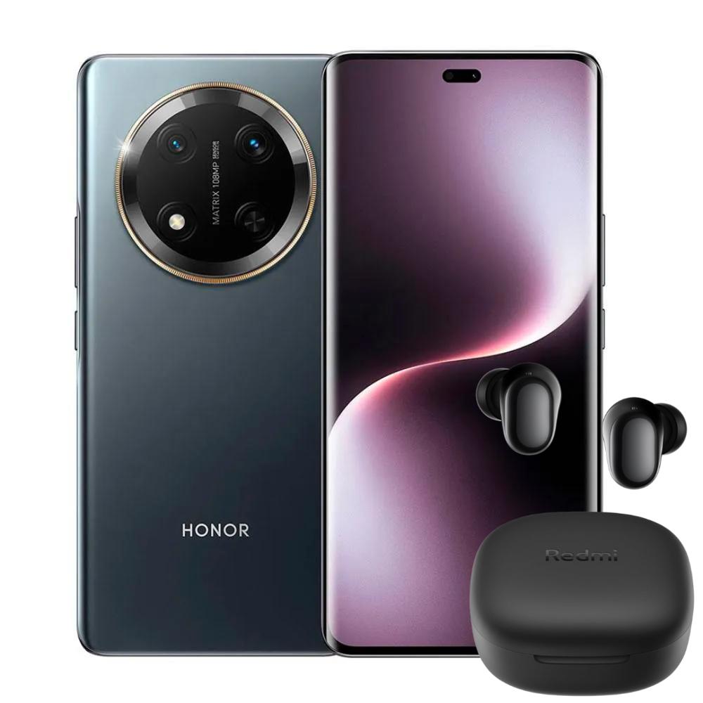 Celular Honor X9c 5G Purpura 256Gb 8Ram Negro + Buds 6 Play