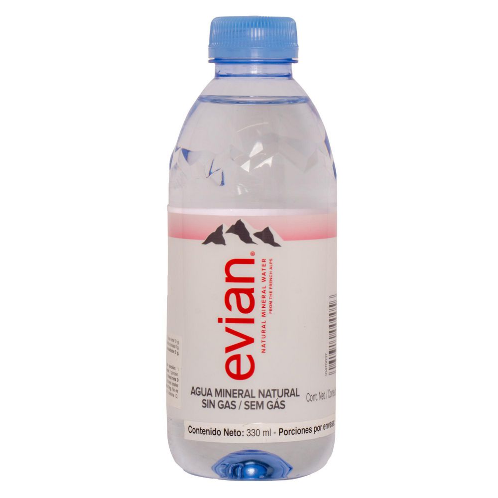 Agua Sin Gas EVIAN Mineral (330 ml)