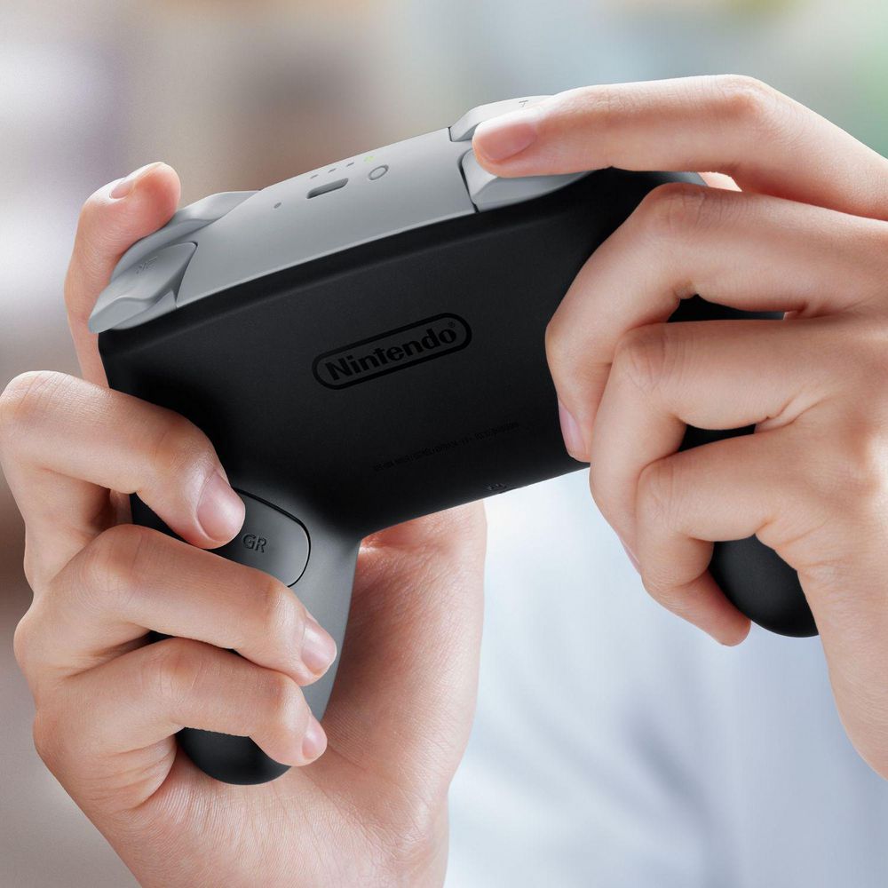 Controles  Nintendo Switch Pro Controller De Nintendo 2  BEEAFSSKA   Negro img #6