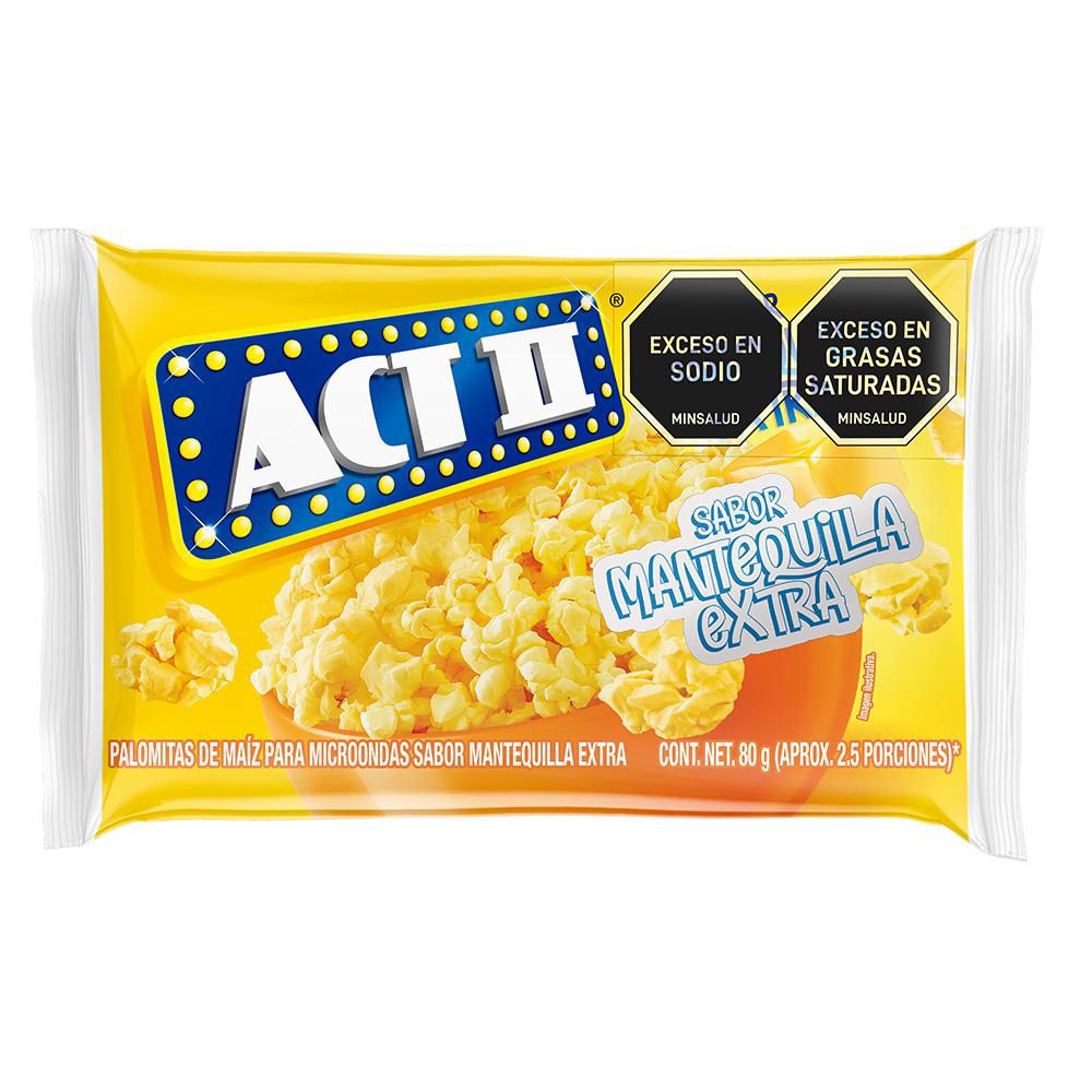 Palomitas Extra Mantequilla ACT II 80  gr
