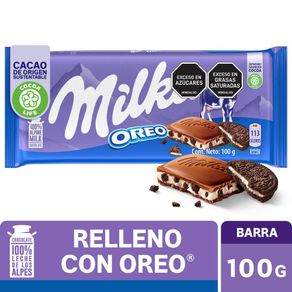 Chocolate MILKA Relleno Con Oreo (100  gr)