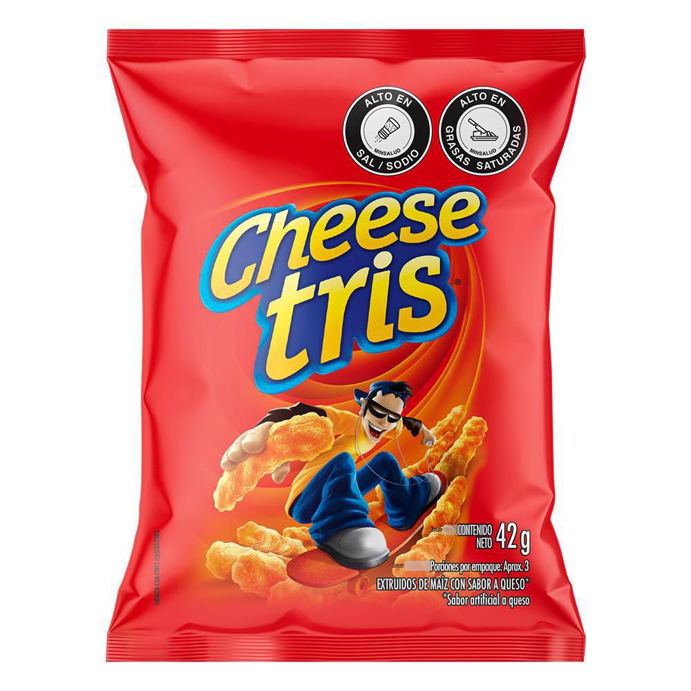 Pasabocas Cheese Tris FRITO LAY Sabor Queso x6und 42gr (252 gr)