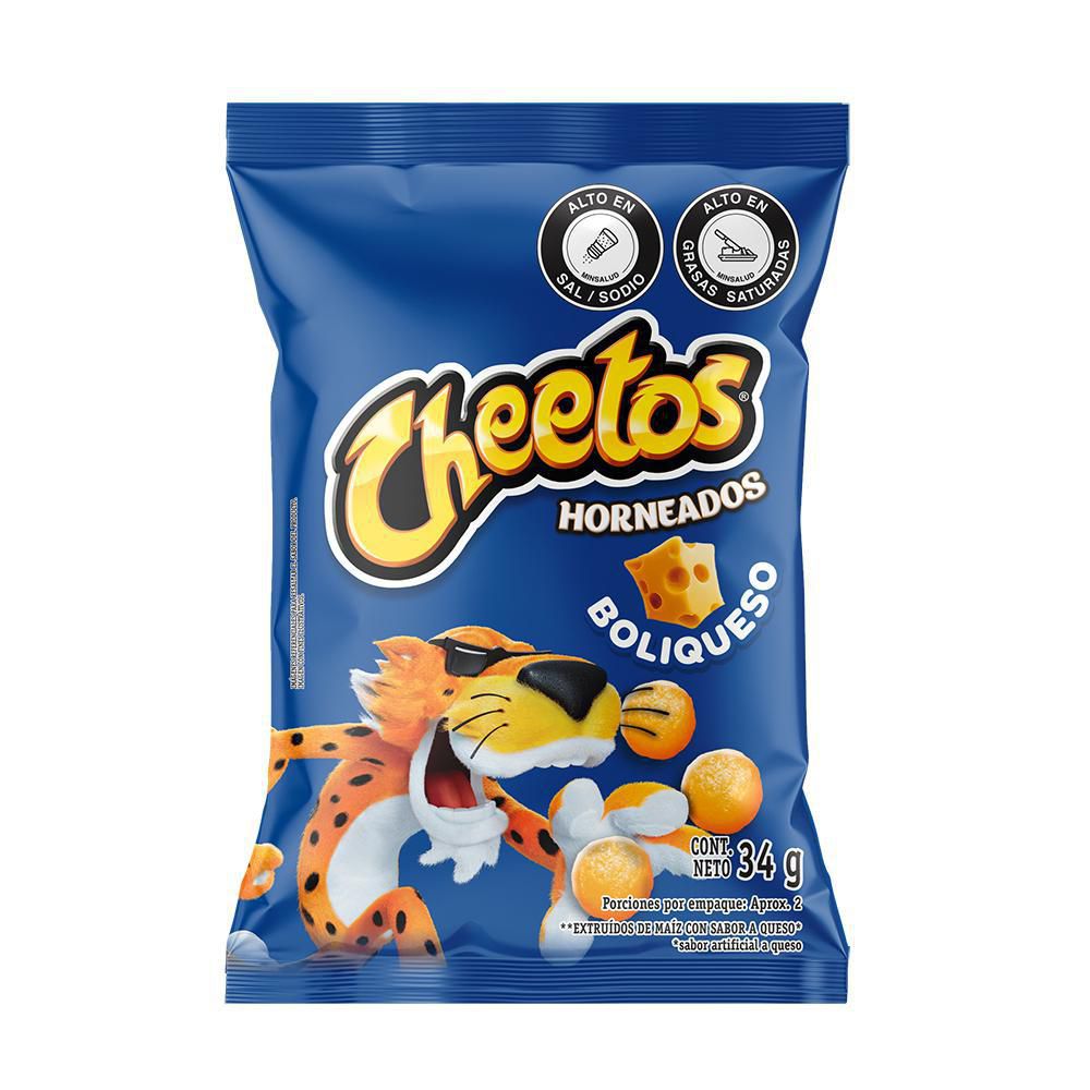 Pasabocas CHEETOS Boliqueso (34 gr)