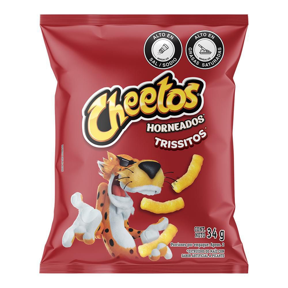 Pasabocas Chitos CHEETOS Trissitos Picante (34 gr)