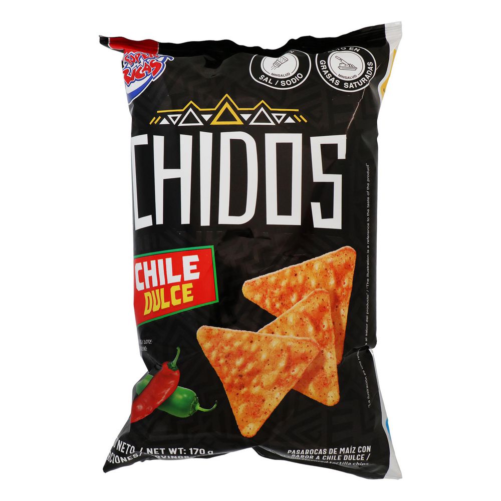 Pasabocas CHIDOS MAIZ CHILE DULCE (170 gr)