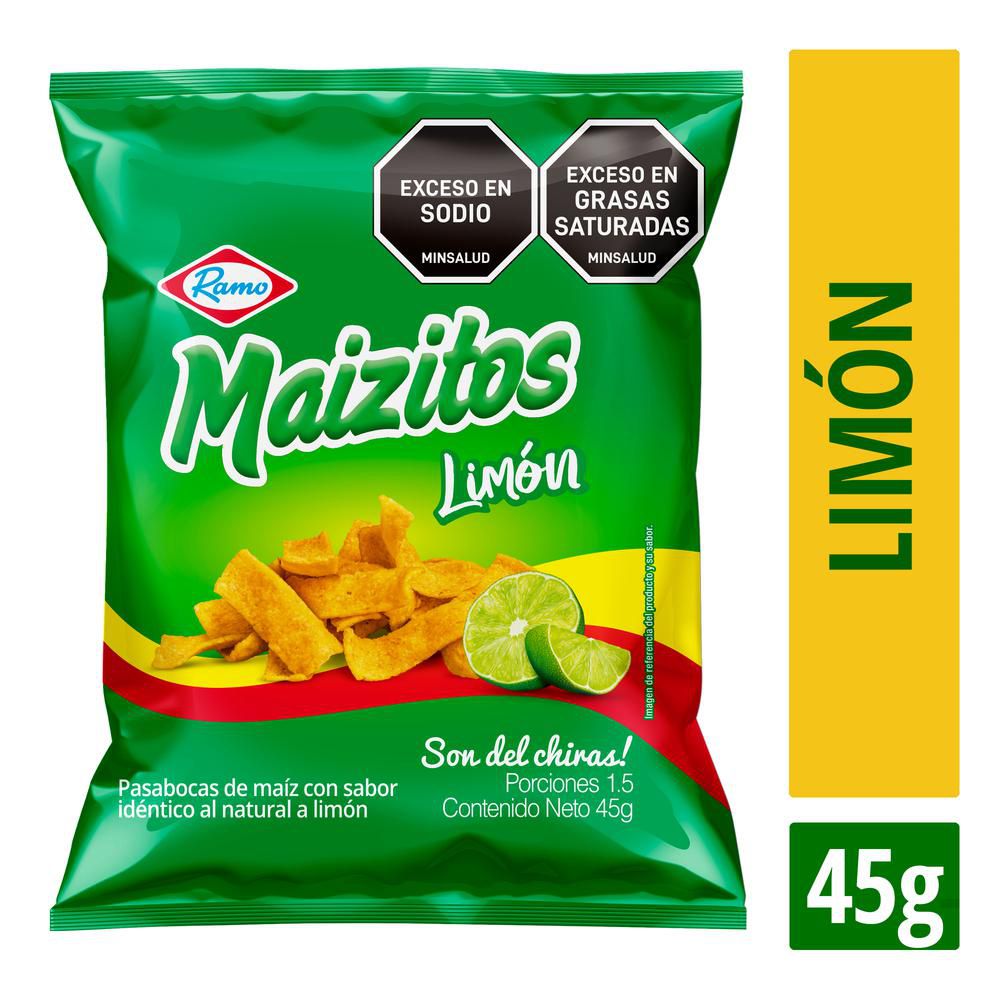 Pasabocas Maizitos RAMO Limón (45  gr)