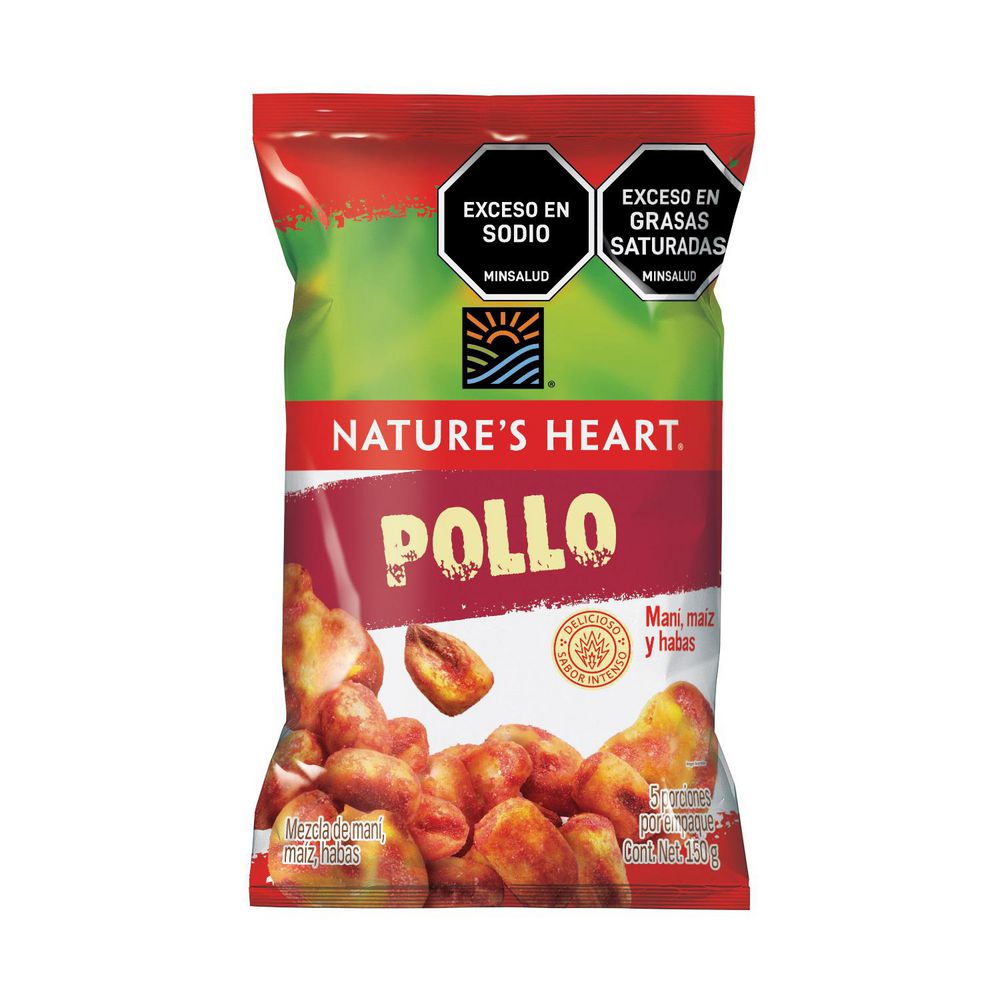 Snack NATURES HEART FLAVOR ASADO POLLO (150  gr) img #1