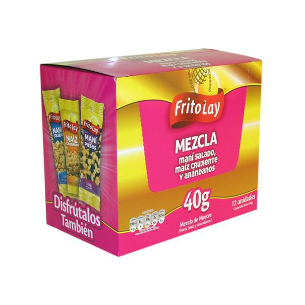 Frutos secos FRITO LAY Mezcla Maní Y Arándanos x12und 40gr (480  gr) img #2