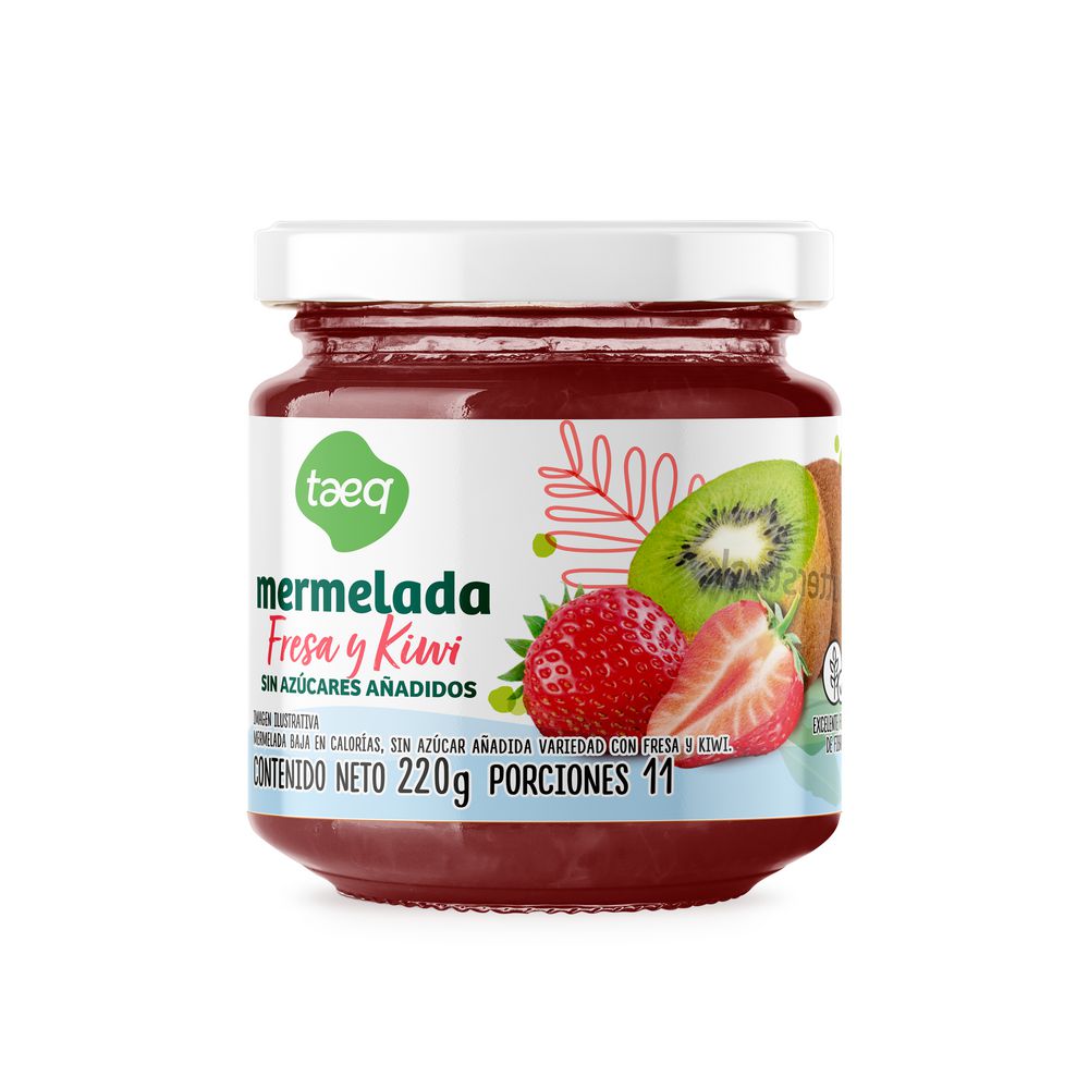 Mermelada TAEQ de fresa y kiwi (220  gr)
