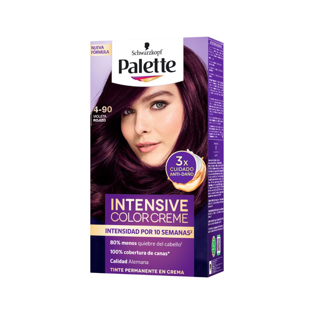 Tinte PALETTE color creme 490 violeta rojizo (1 und)