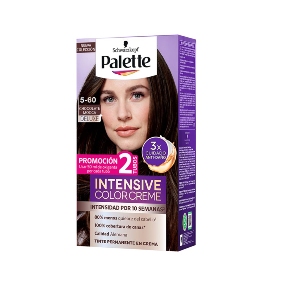 Tinte PALETTE color creme 560 chocolate mocca (2 und)