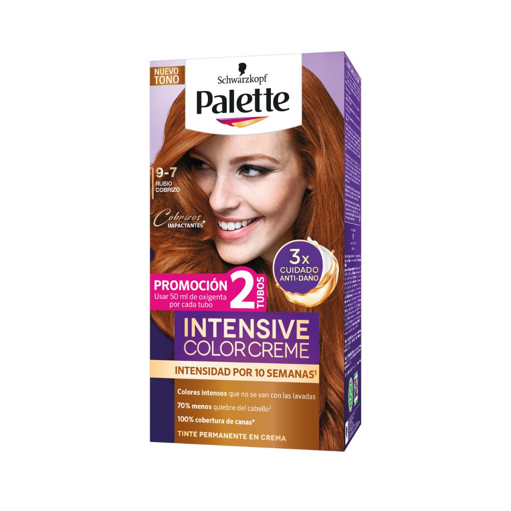 Tinte PALETTE color creme 97 rubio cobrizo (1 und)